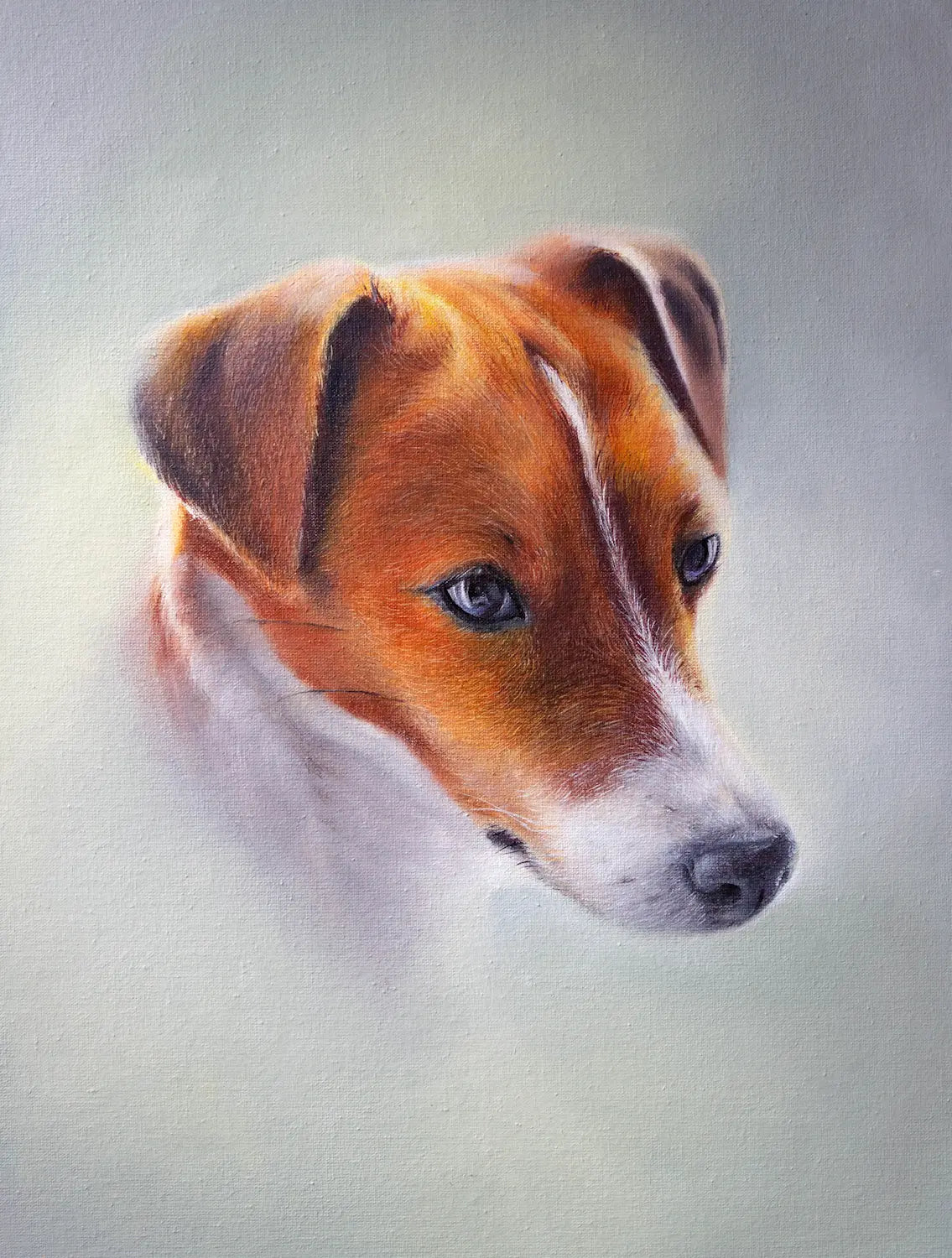 Pet oil painting