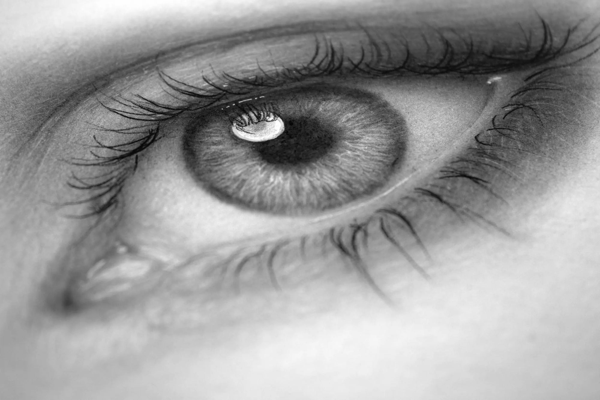 Personalised eye pencil drawing