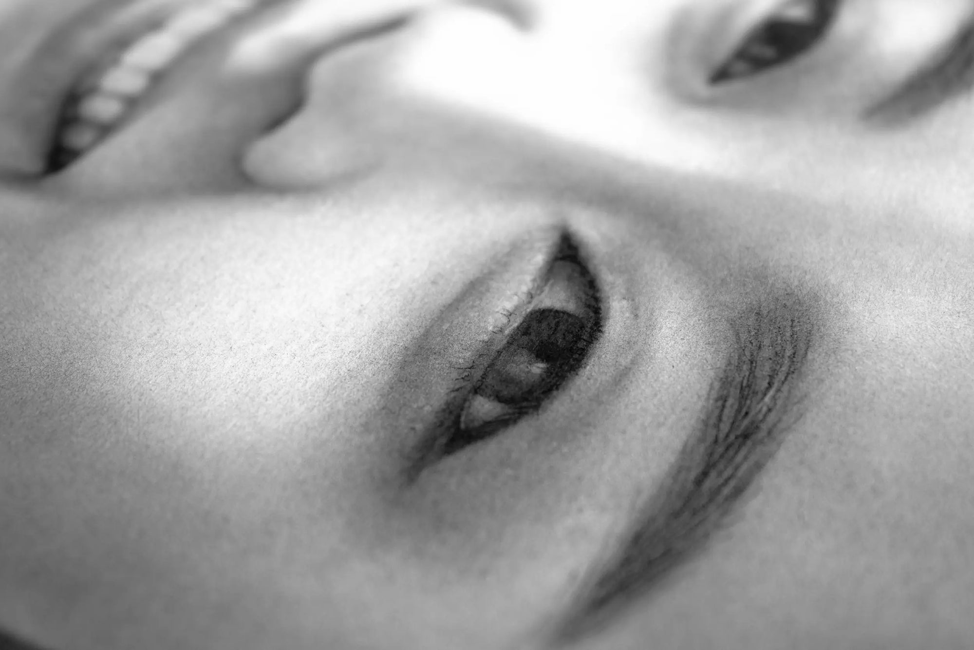 Doctor's profession pencil portrait