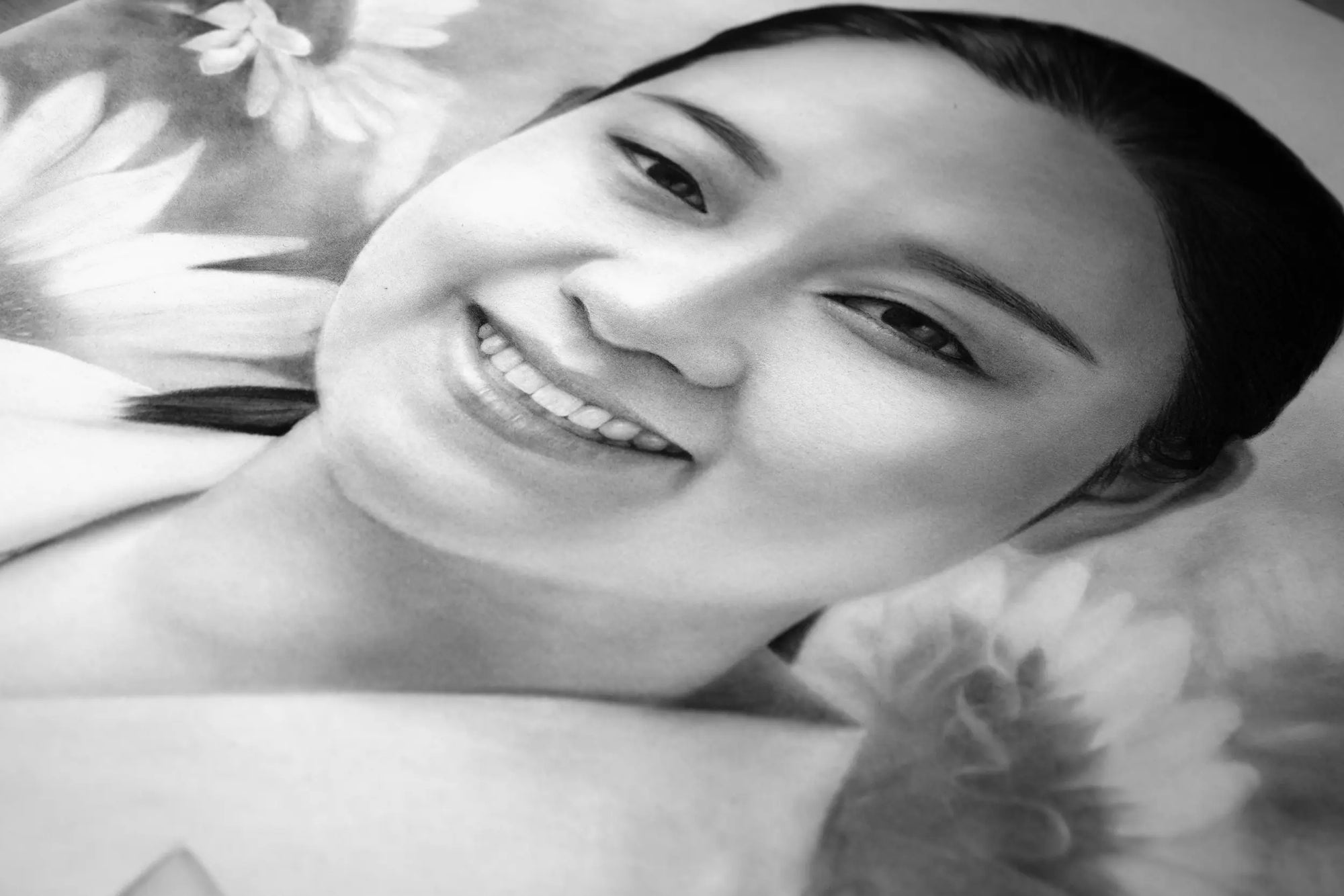 Doctor's profession pencil portrait