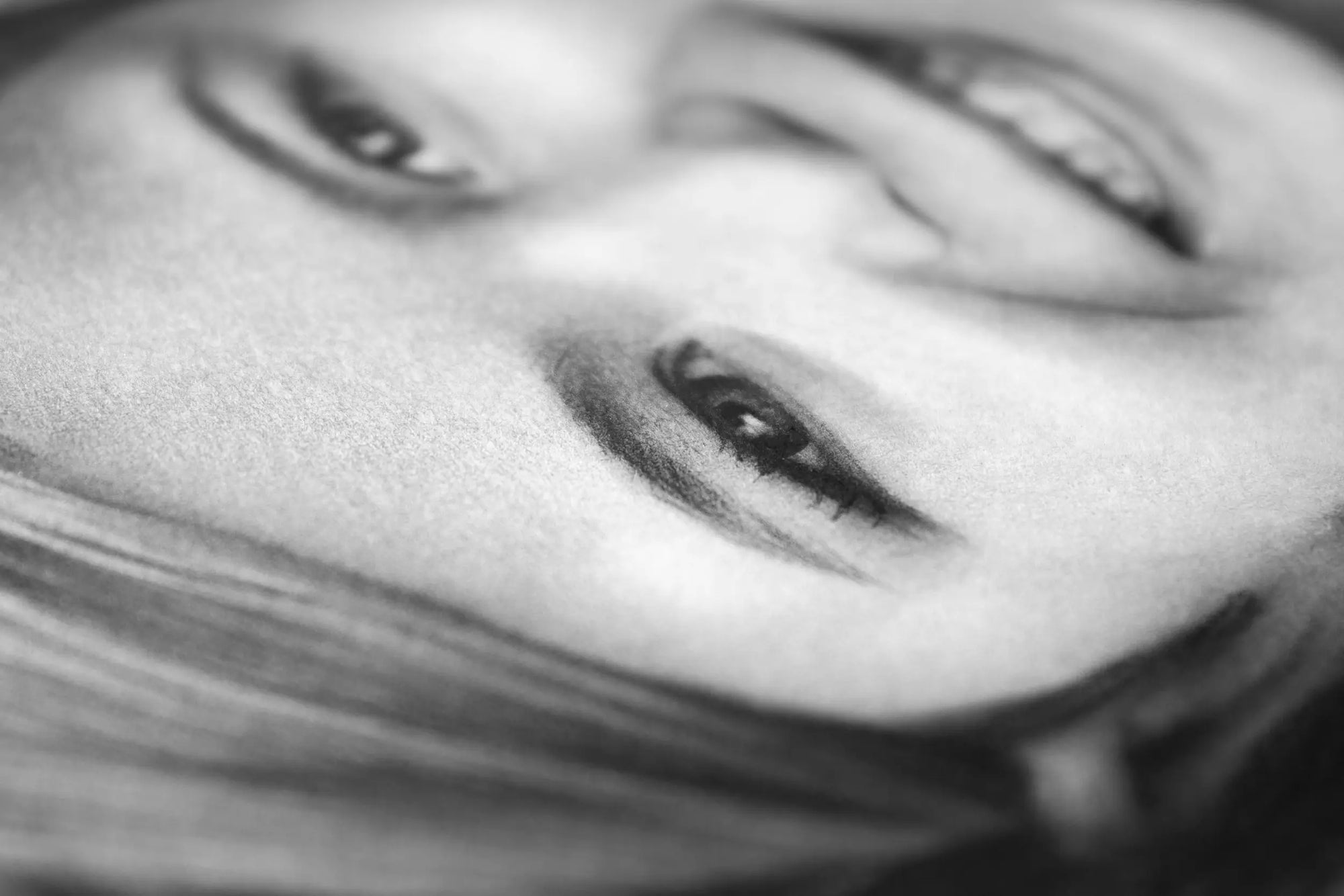 Girl hand drawn portrait