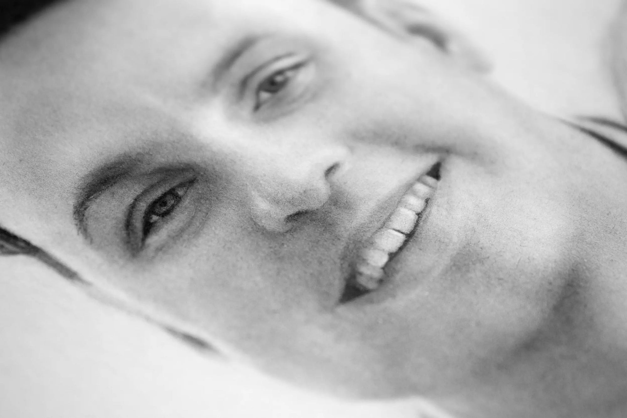 Hand drawn family portrait