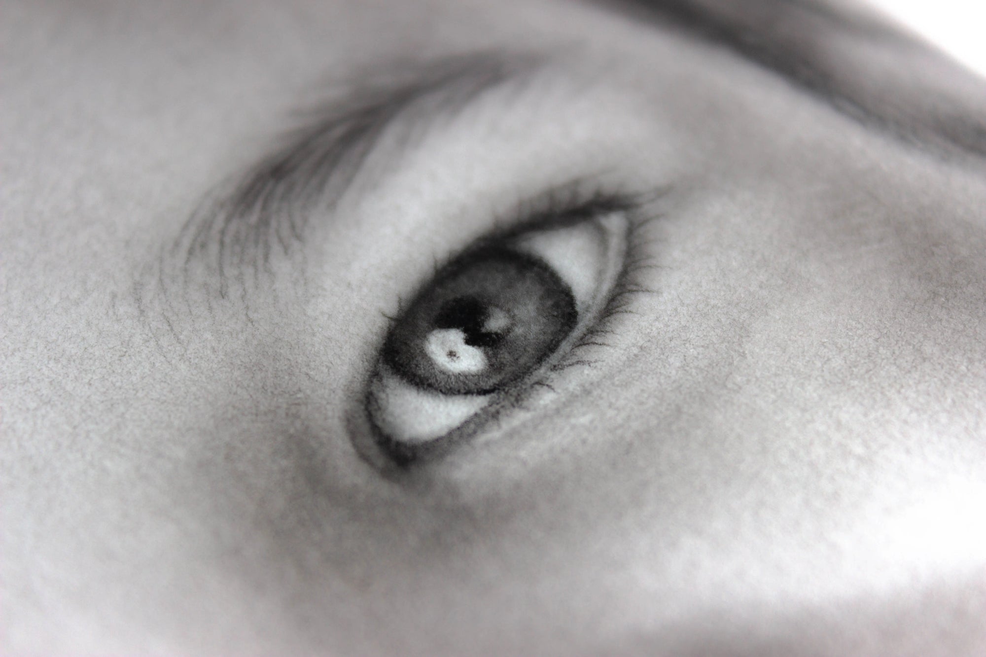 Pencil drawing boy portrait