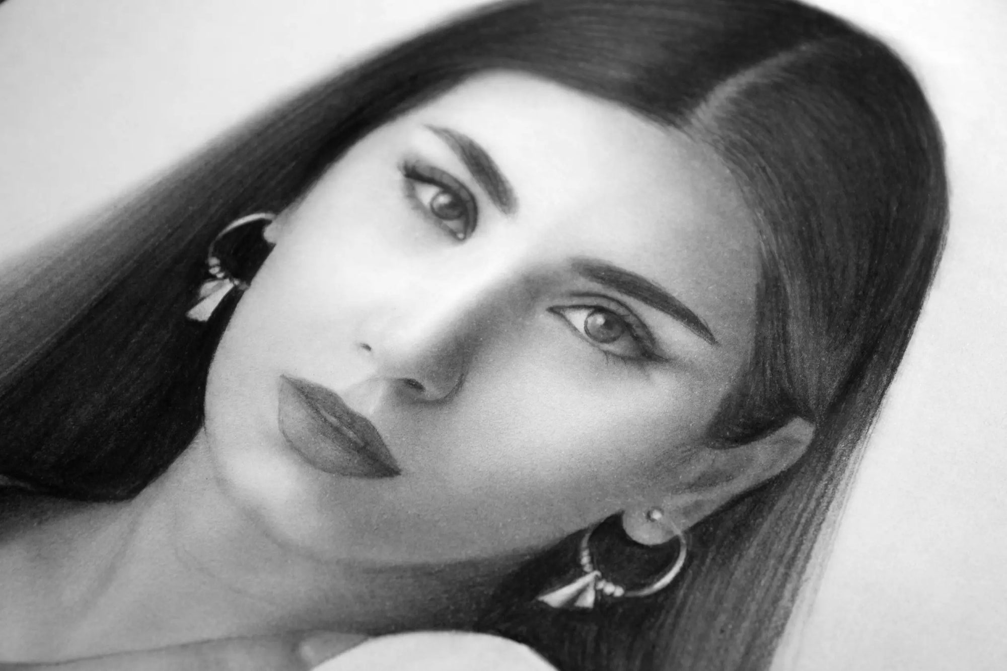 Personalised pencil drawing portrait