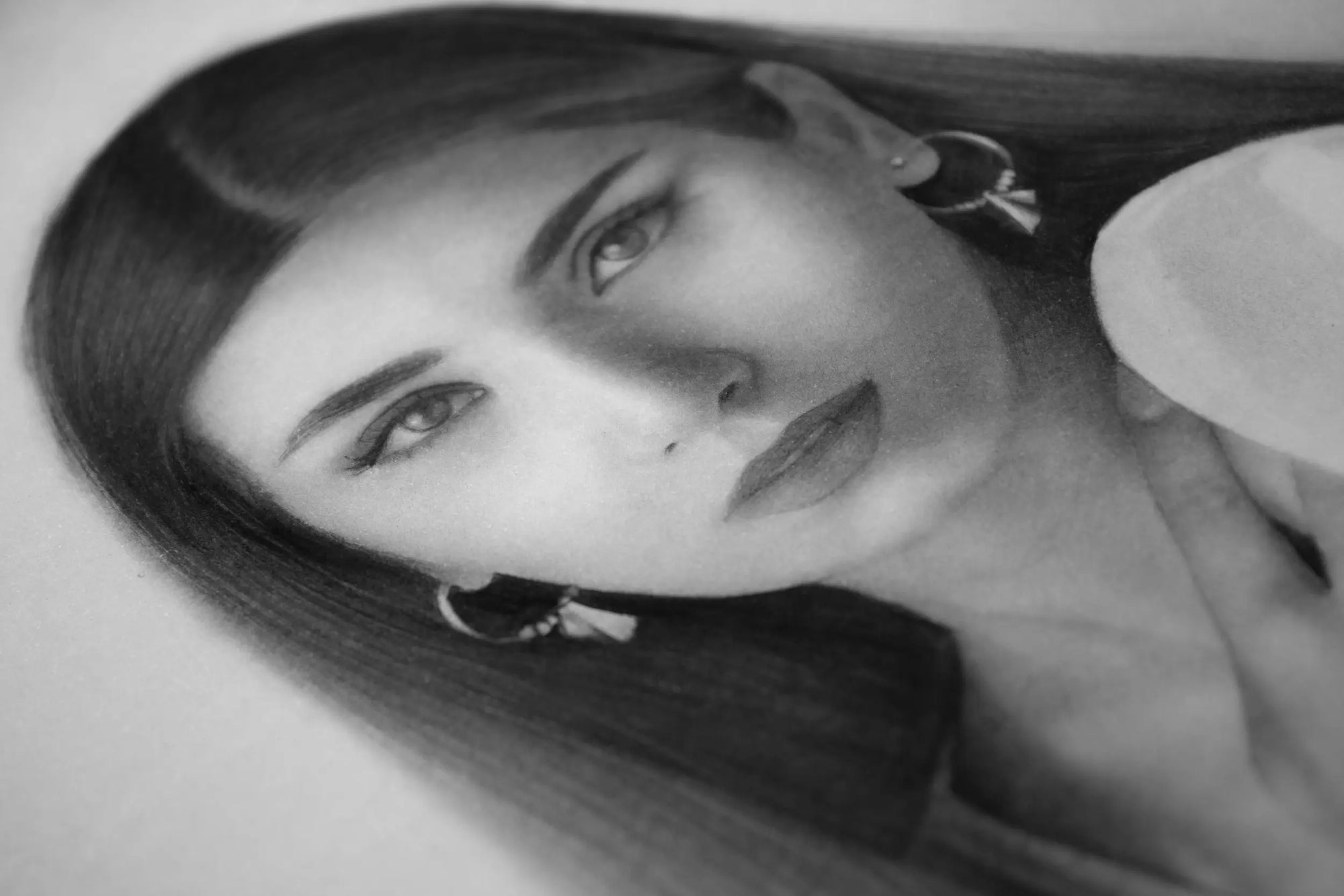 Personalised pencil drawing portrait