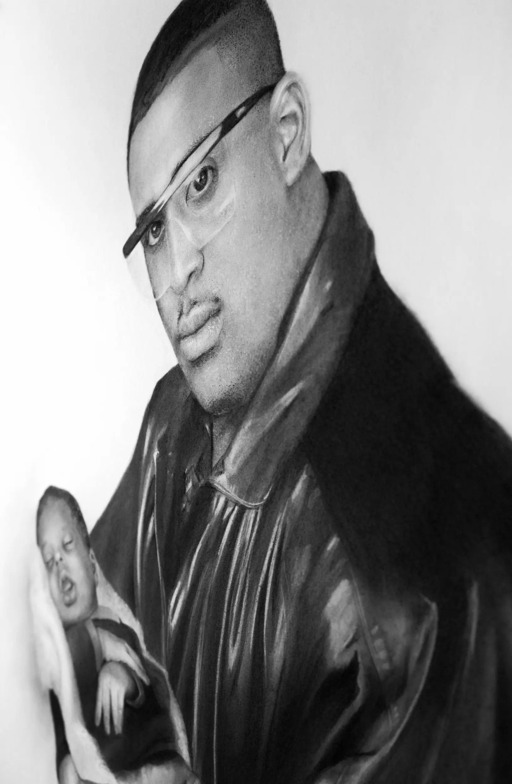 Combination of separate photos into one drawing