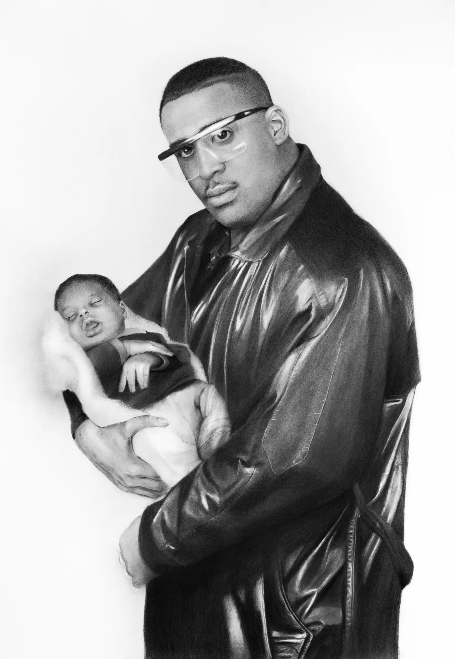 Combination of separate photos into one drawing