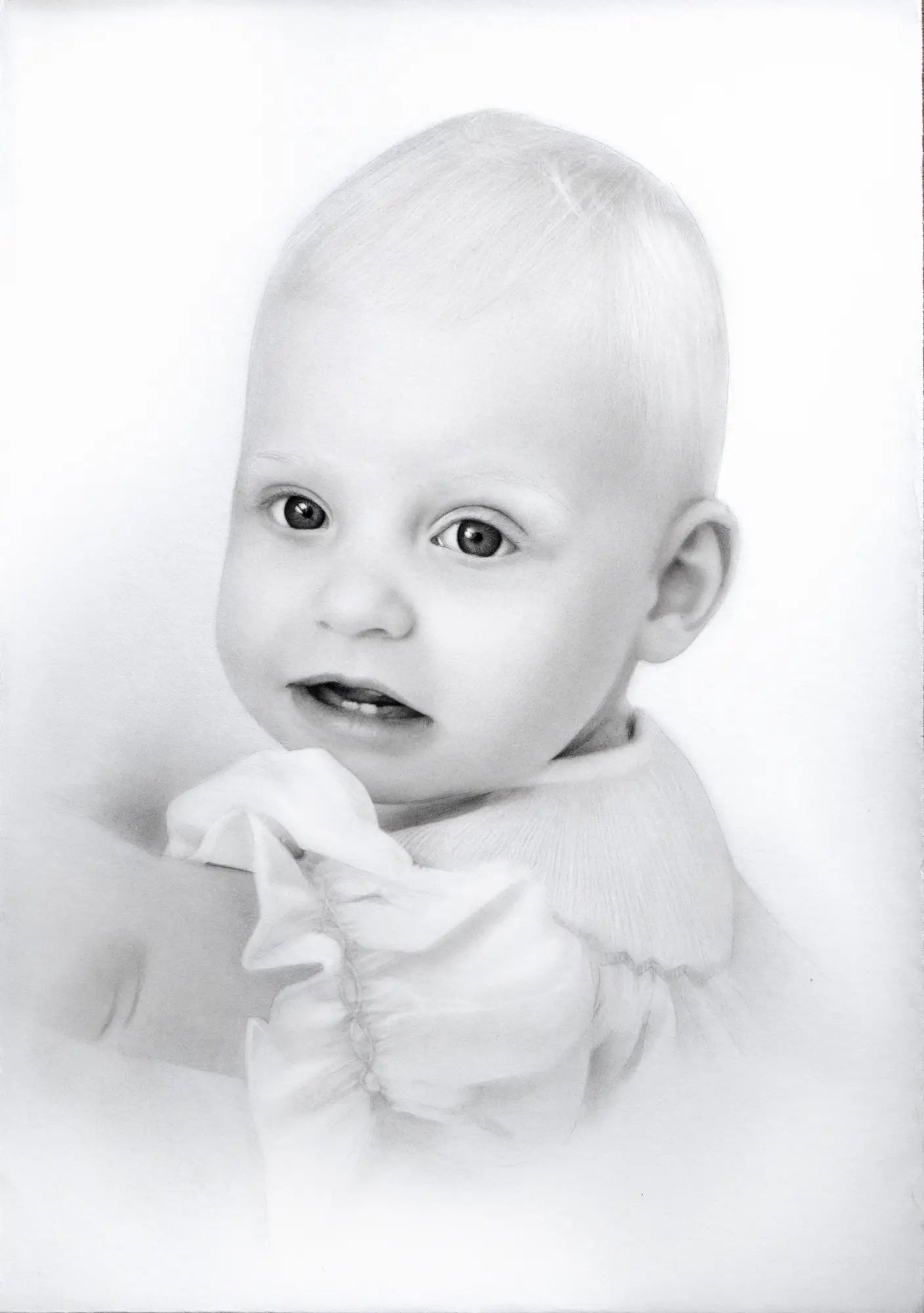 Custom pencil drawing portrait